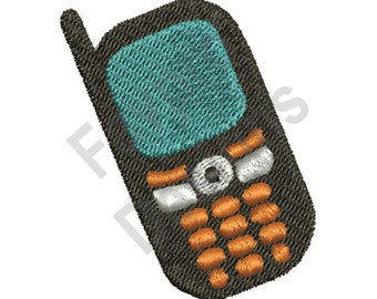 Cell Phone - Machine Embroidery Design