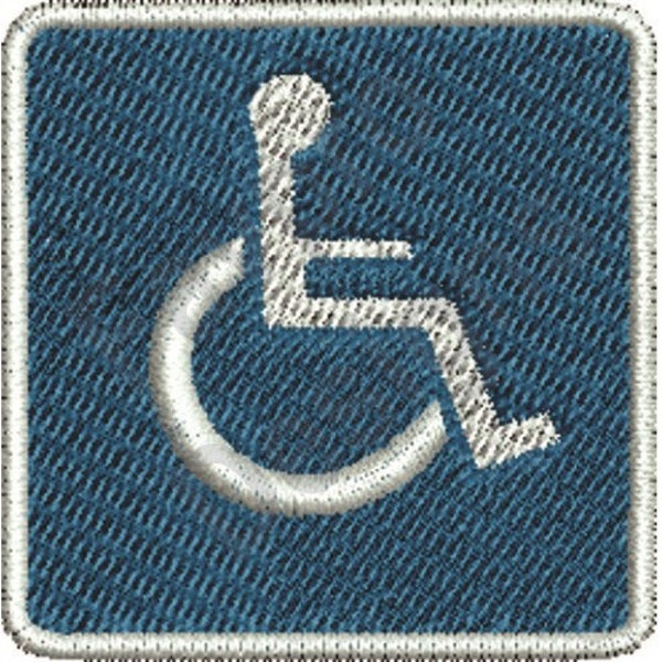 Handicap Sign - Machine Embroidery Design