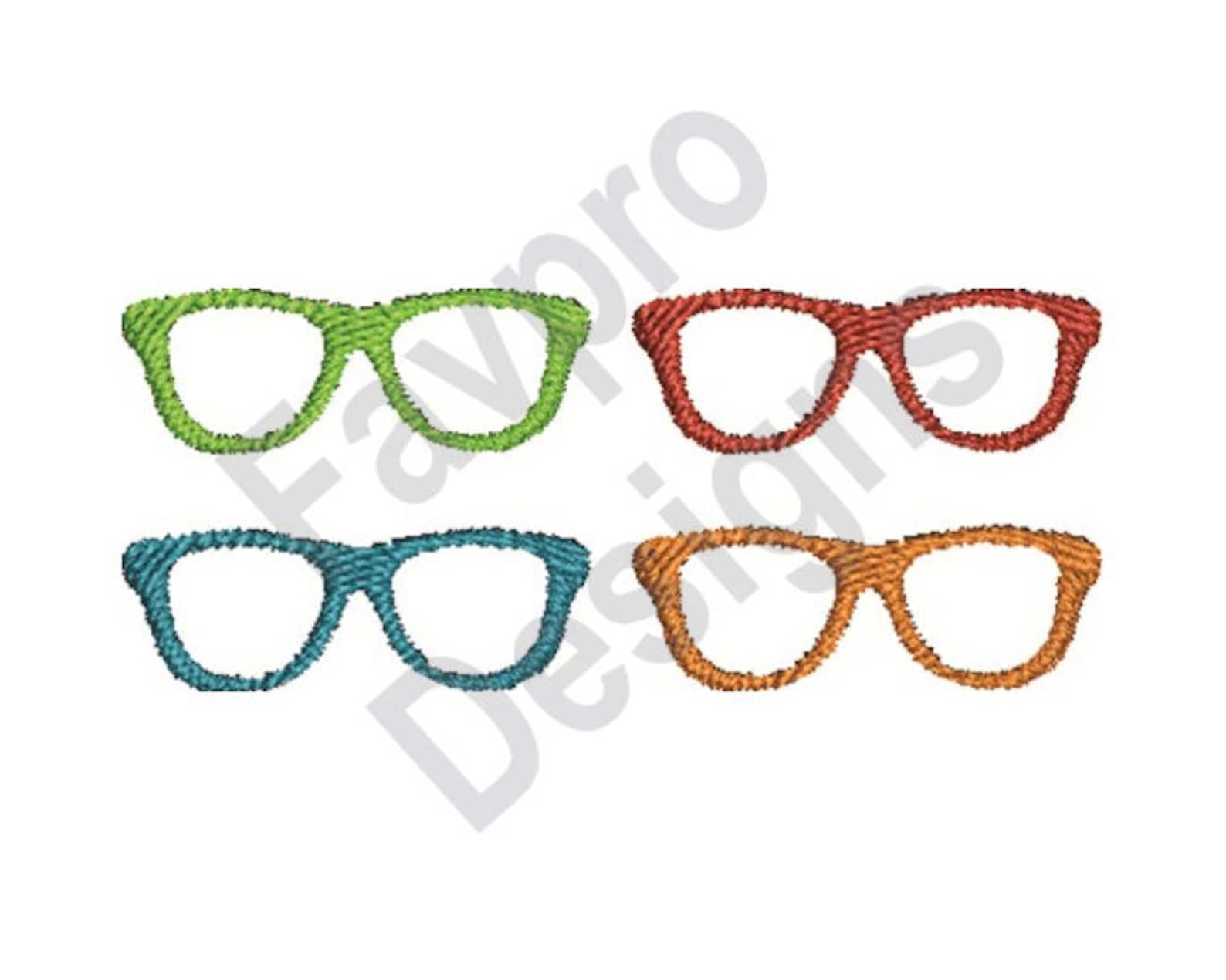 Colored glasses machine jessecmault design  etsy