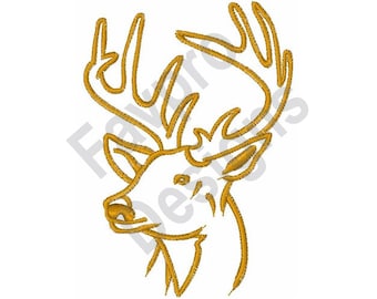 Deer Head - Machine Embroidery Design