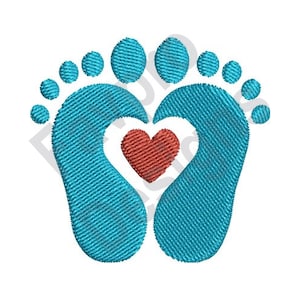 Baby Feet-projektowanie haftów maszynowych