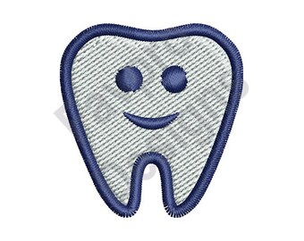 Smiley Tooth - Machine Embroidery Design