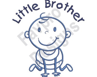 Little Brother - Machine Embroidery Design