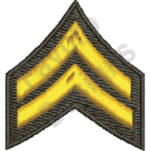 Corporal Insignia - Machine Embroidery Design