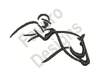 Horse Jockey - Machine Embroidery Design