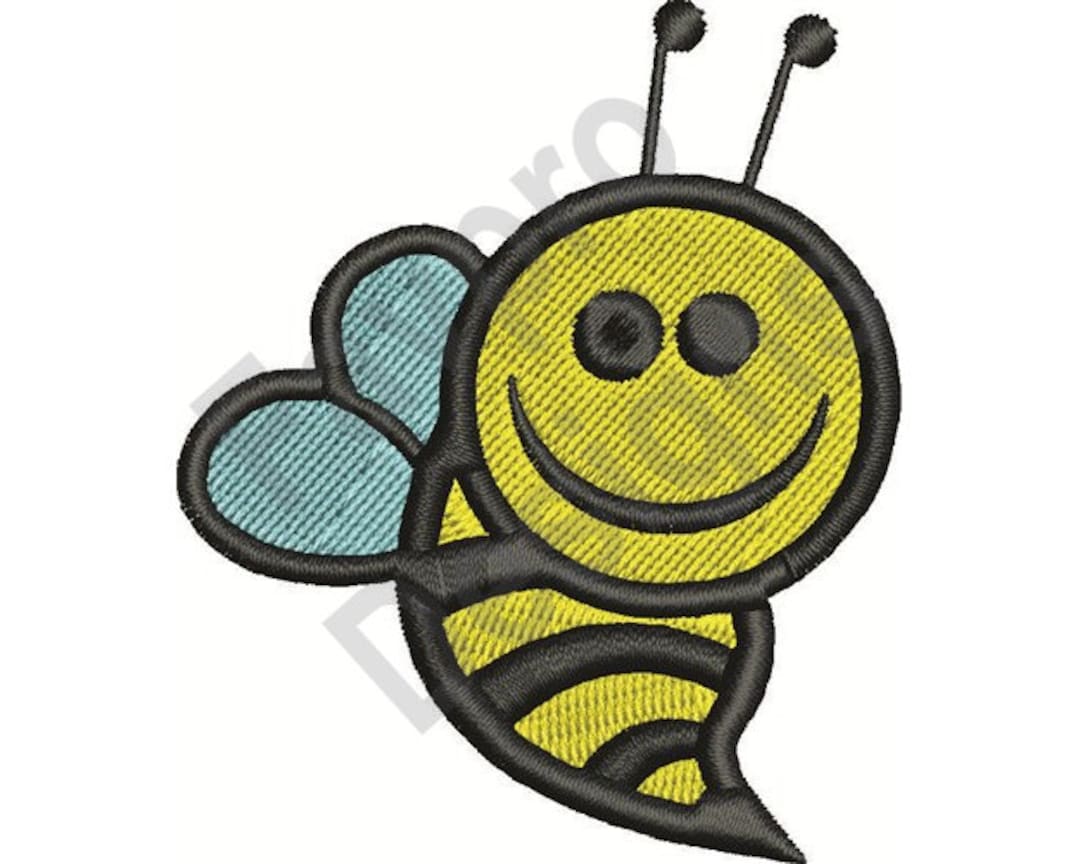 Bumble Bee - Machine Embroidery Design - Etsy