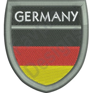 Germany Shield - Machine Embroidery Design
