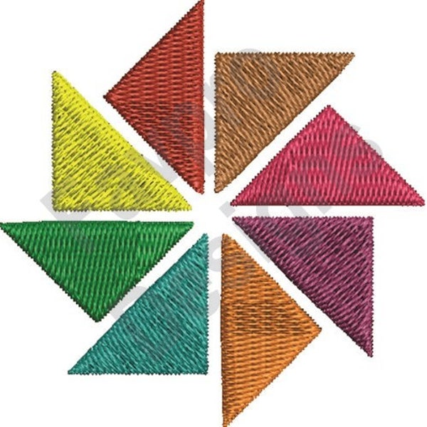 Pinwheel Pattern - Machine Embroidery Design