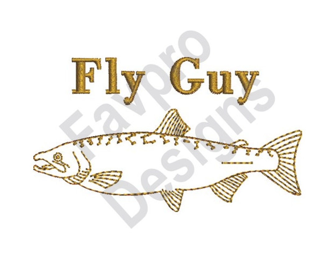 Fly Guy - Machine Embroidery Design - Etsy