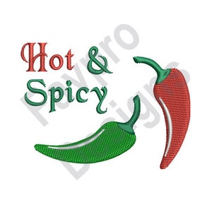 Hot & Spicy - Machine Embroidery Design