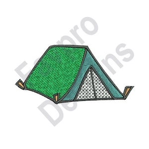 Camping Tent - Machine Embroidery Design