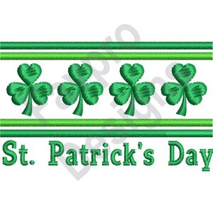 St. Patrick&#39;S Day grens - Machine borduurwerk ontwerpen