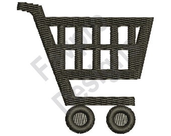 Shopping Cart - Machine Embroidery Design