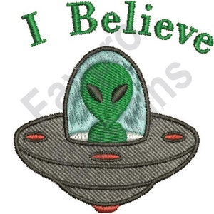 Alien Ship - Machine Embroidery Design