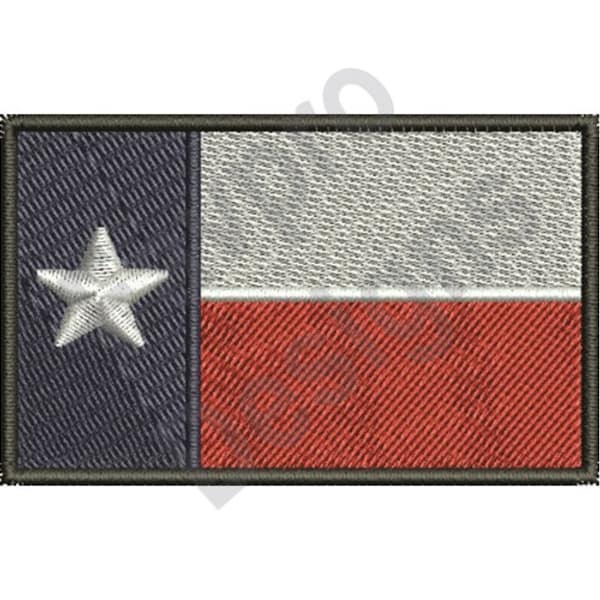 Texas Flag - Machine Embroidery Design