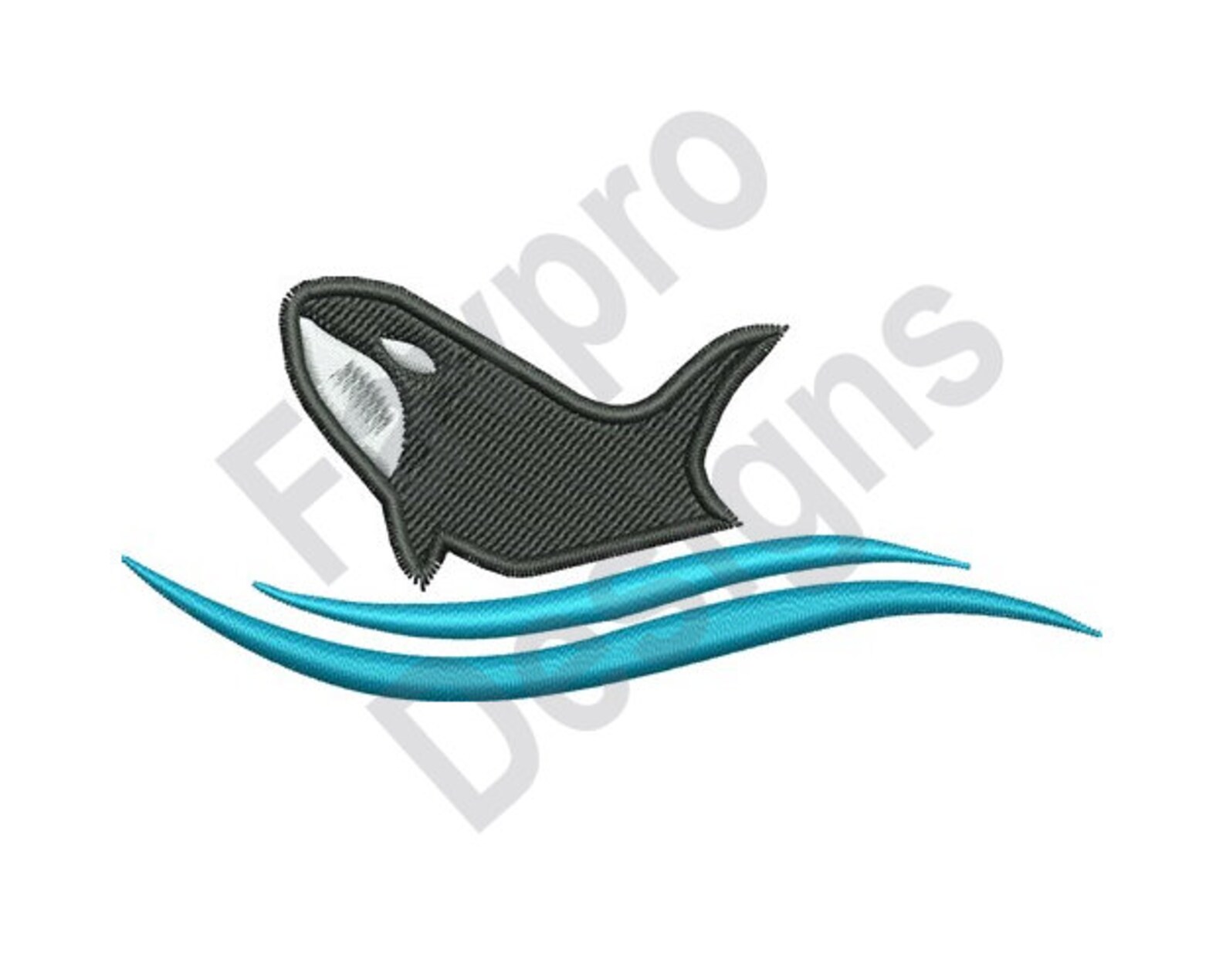 Orca Whale - Machine Embroidery Design - Etsy