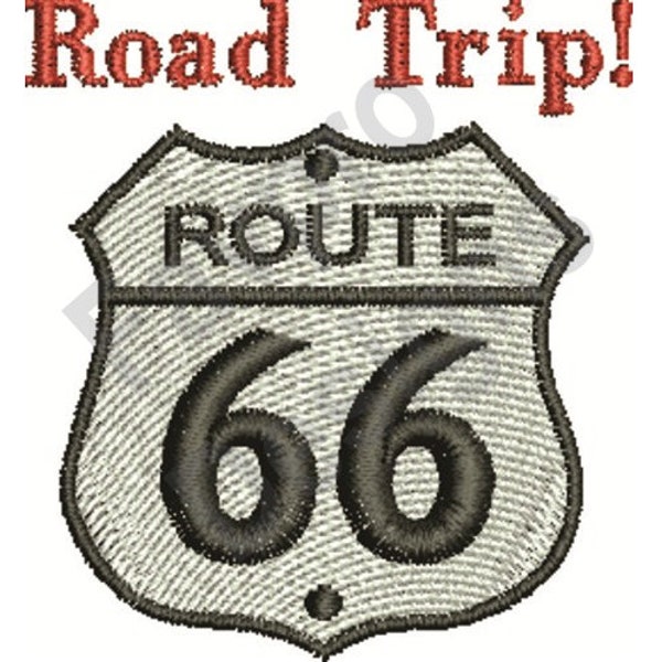 Route 66 Road Trip - Machine Embroidery Design