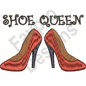 Shoe Queen - Machine Embroidery Design
