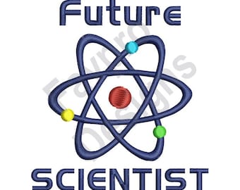 Future Scientist - Machine Embroidery Design