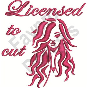 Licensed To Cut - Machine Embroidery Design