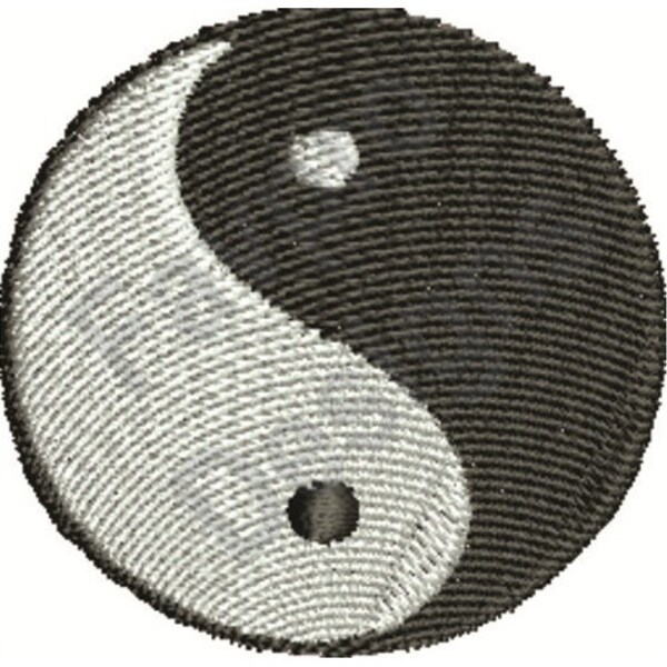 Yin Yang Embroidery Etsy