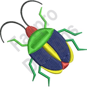Bug Beetle - Machine Embroidery Design