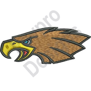 Hawk Mascot - Machine Embroidery Design