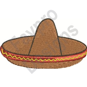 Mexican Hat - Machine Embroidery Design