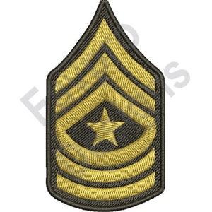 Sierżant Major Army - Projekt haftu maszynowego