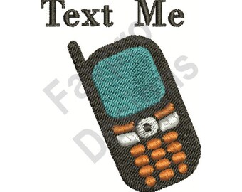 Text Me - Machine Embroidery Design