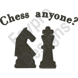 Chess Anyone? - Machine Embroidery Design