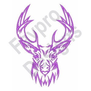 Elk Outline - Machine Embroidery Design