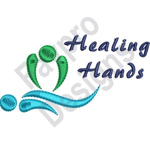 Healing Hands Massage - Machine Embroidery Design