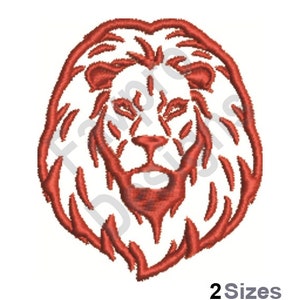 Lion Face - Machine Embroidery Design