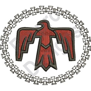 Circle Bird - Machine Embroidery Design