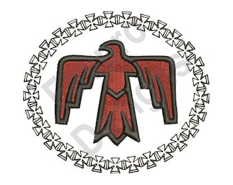 Circle Bird - Machine Embroidery Design