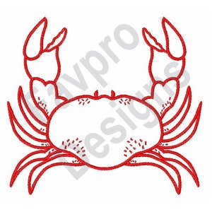 Crab Outline - Machine Embroidery Design