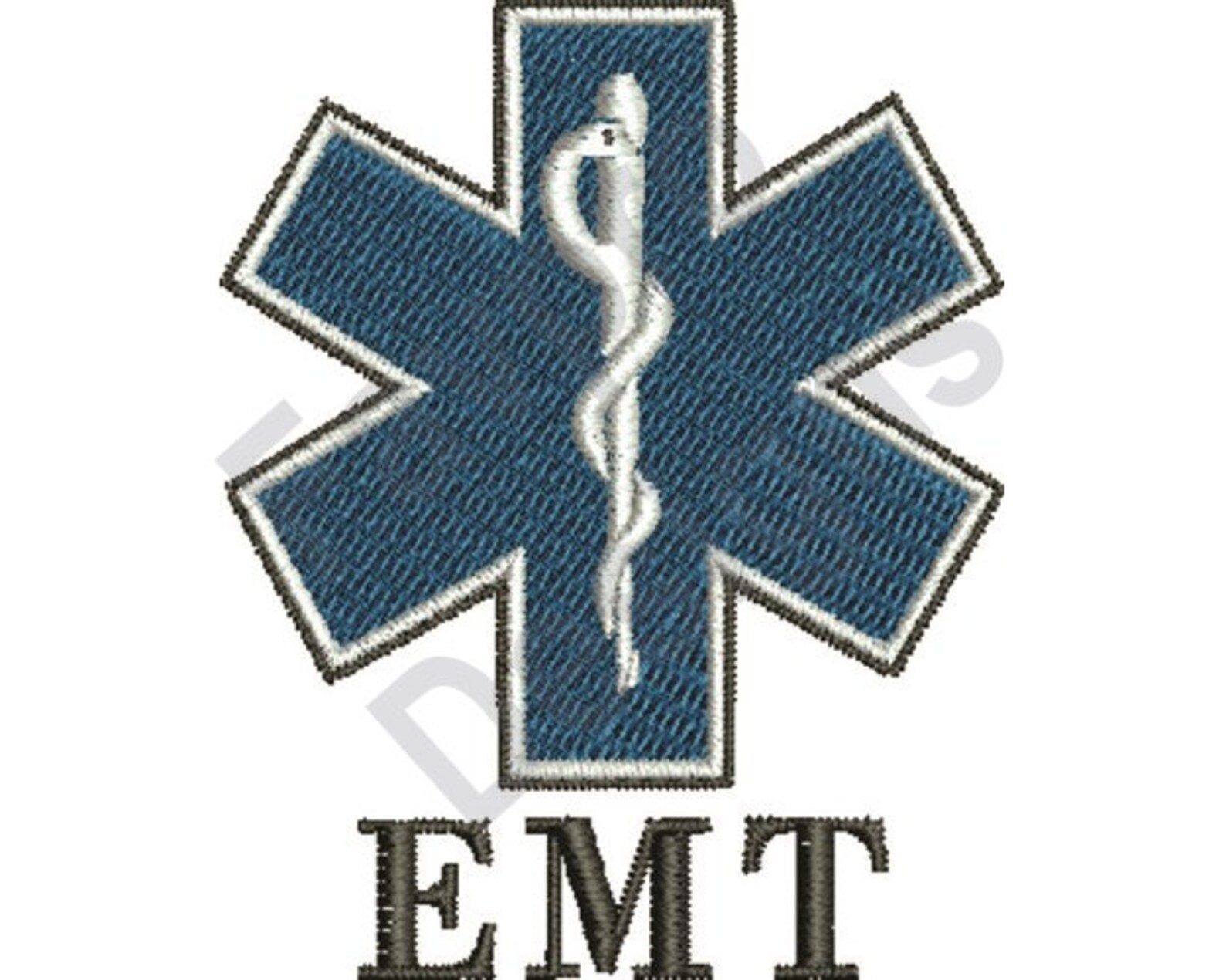 Emtpty Icon Emt Symbol - Machine Embroidery Design - Etsy