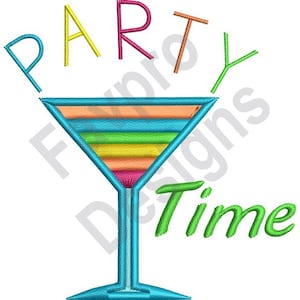Party Time - Machine Embroidery Design