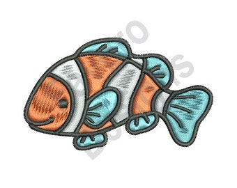 Clownfish - Machine Embroidery Design