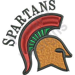 Spartans - Machine Embroidery Design