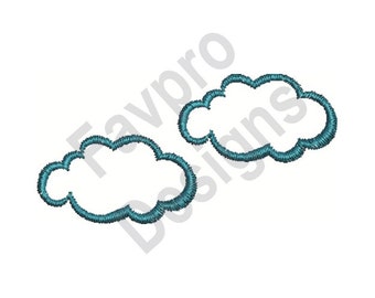 Cloud Outline - Machine Embroidery Design
