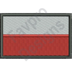 Polish Flag - Machine Embroidery Design