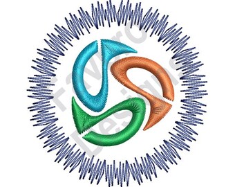 Abstract Circle - Machine Embroidery Design