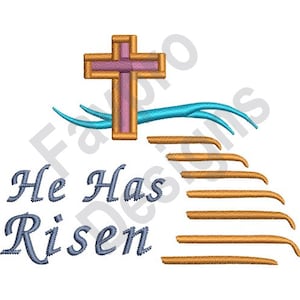 He Has Risen - Machine Embroidery Design