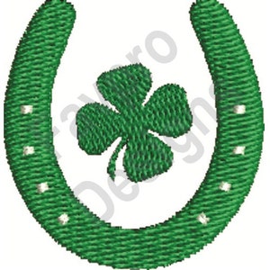Horseshoe & Clover - Machine Embroidery Design