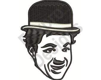 Charlie Chaplin - Machine Embroidery Design