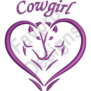 Cowgirl - Machine Embroidery Design