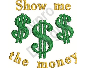 The Money - Machine Embroidery Design