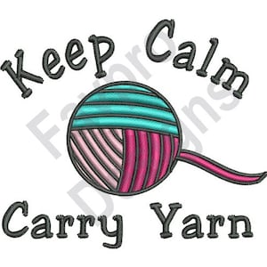 Carry Yarn - Machine Embroidery Design